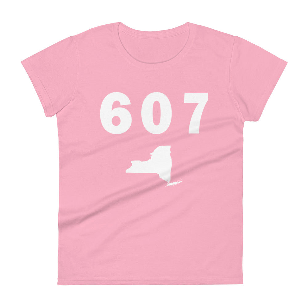 607 Area Code Women's Fashion Fit T Shirt