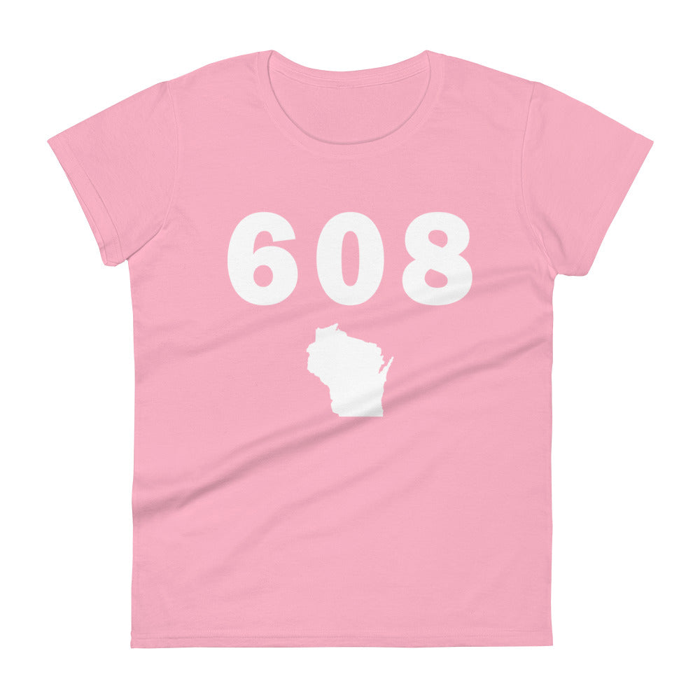608 Area Code Women's Fashion Fit T Shirt