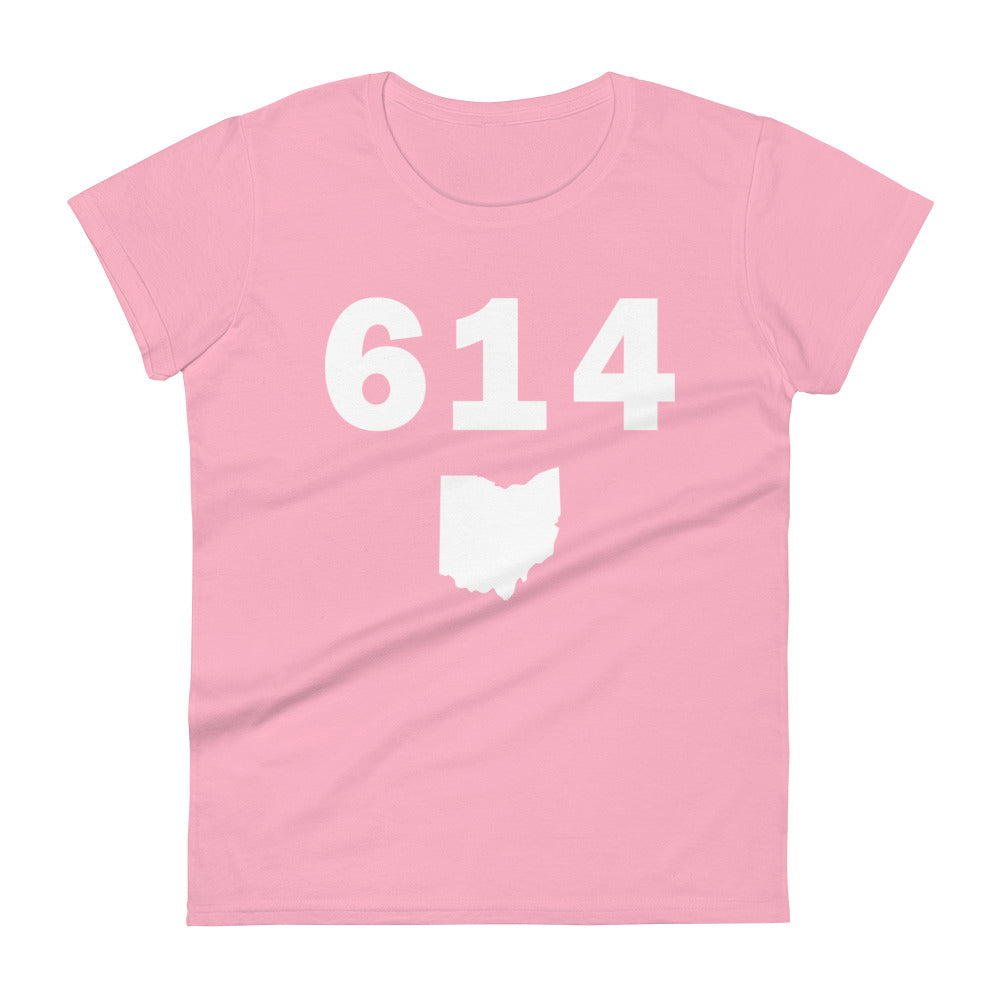 614 Area Code Women's Fashion Fit T Shirt
