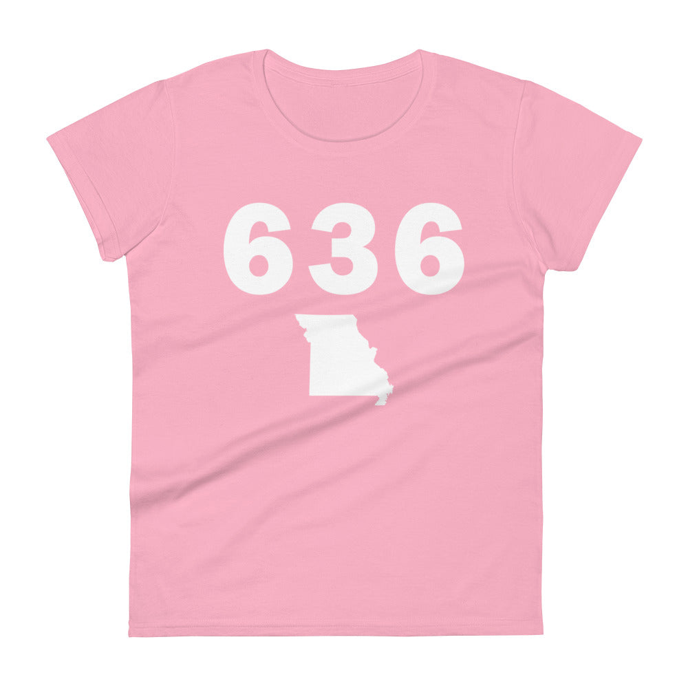 636 Area Code Women's Fashion Fit T Shirt