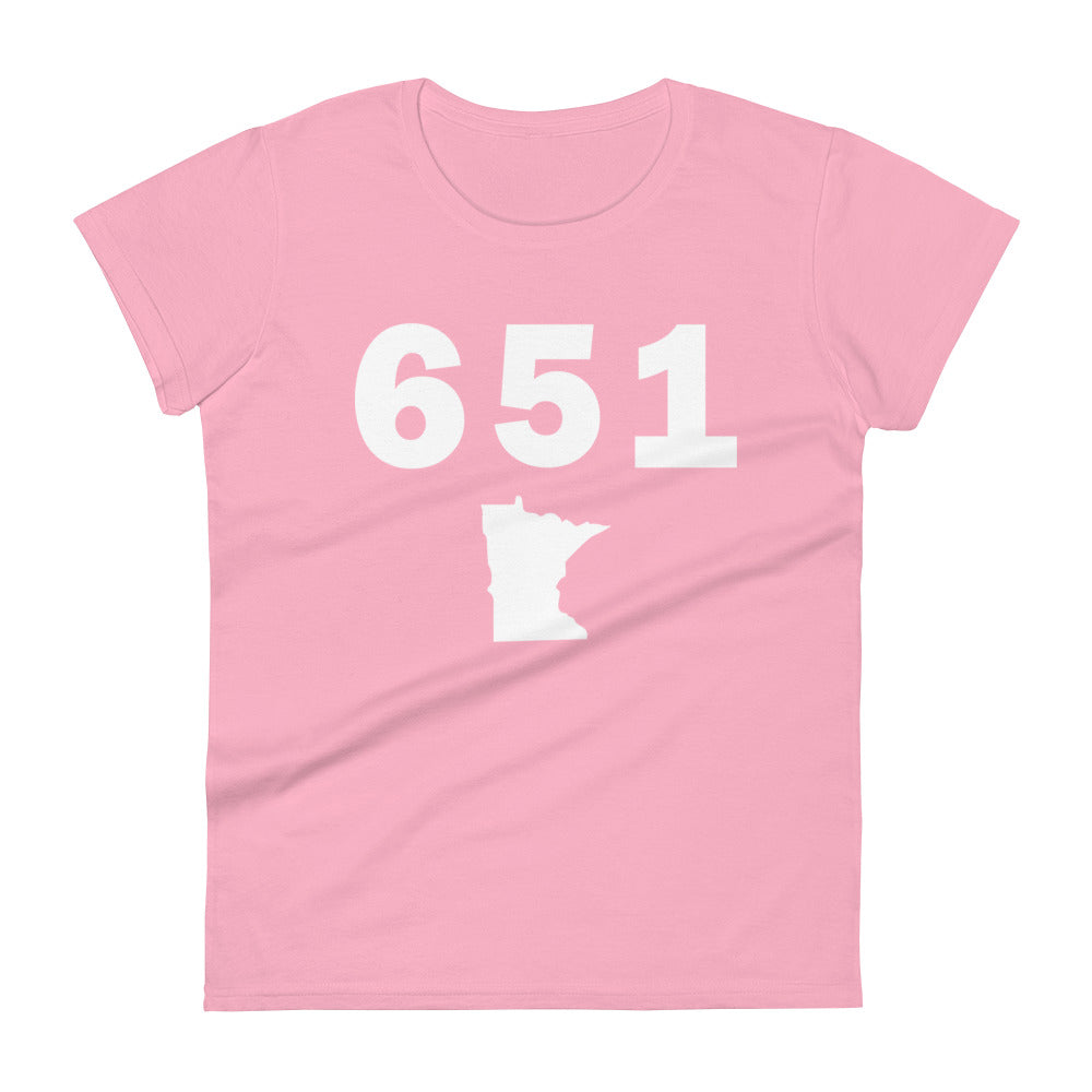 651 Area Code Women's Fashion Fit T Shirt