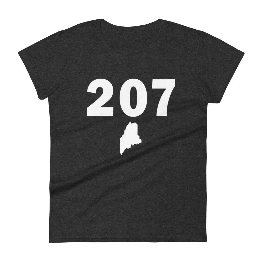 207 Area Code Women's Fashion Fit T Shirt