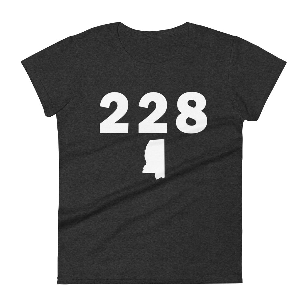 228 Area Code Women's Fashion Fit T Shirt