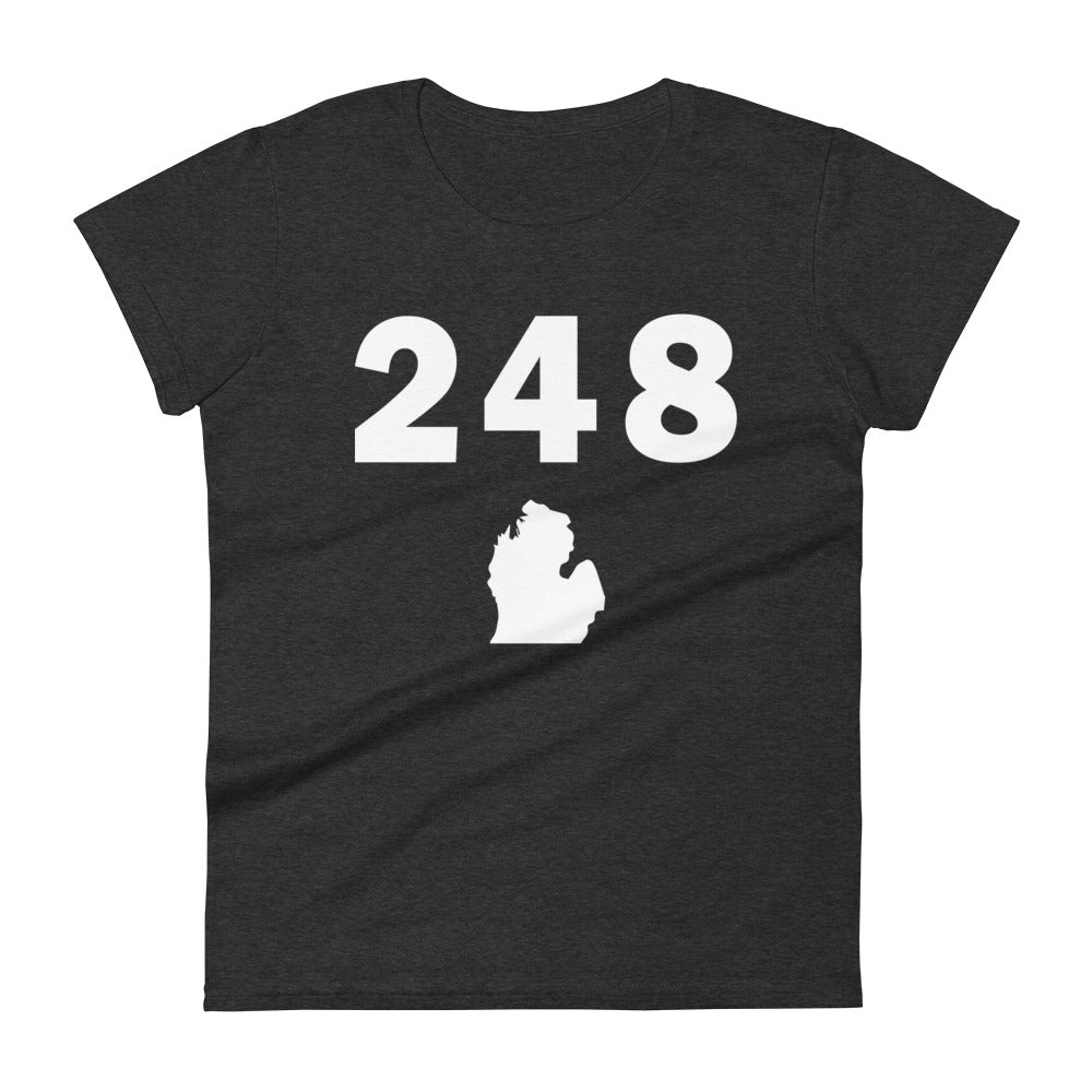 248 Area Code Women's Fashion Fit T Shirt