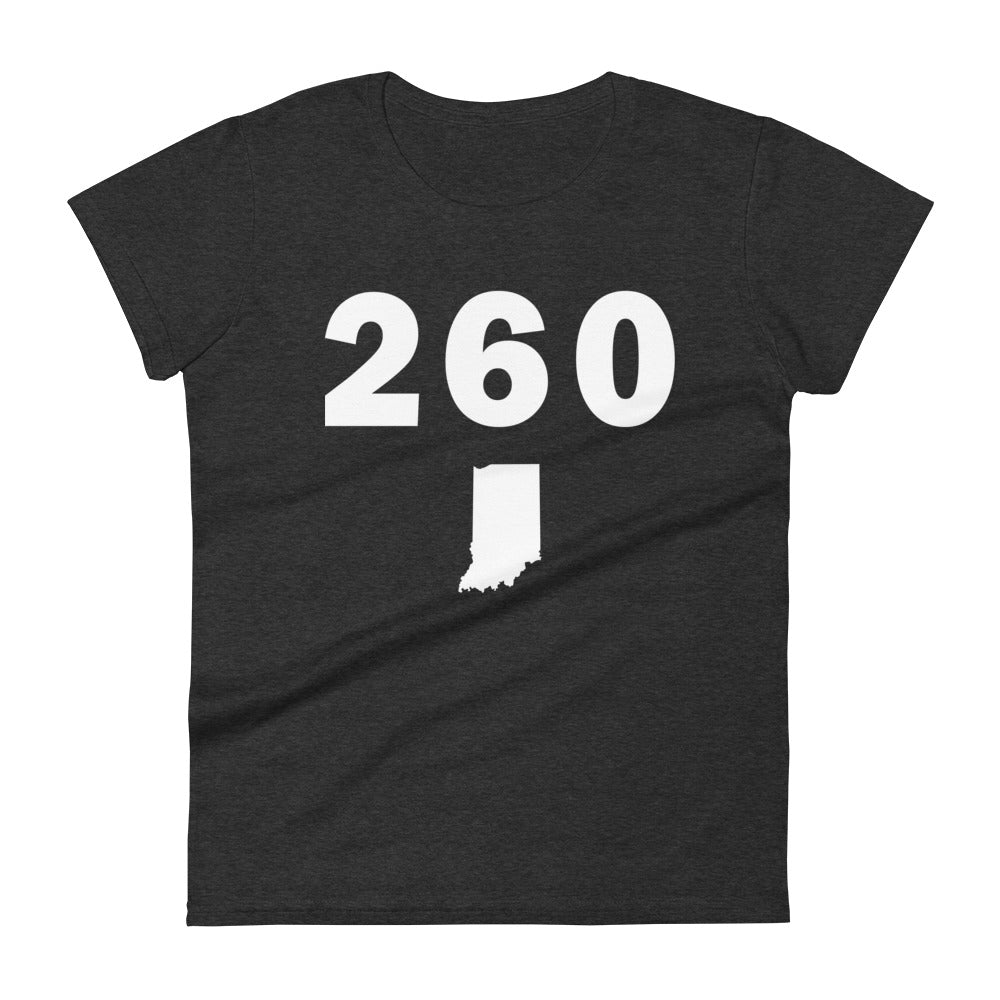260 Area Code Women's Fashion Fit T Shirt