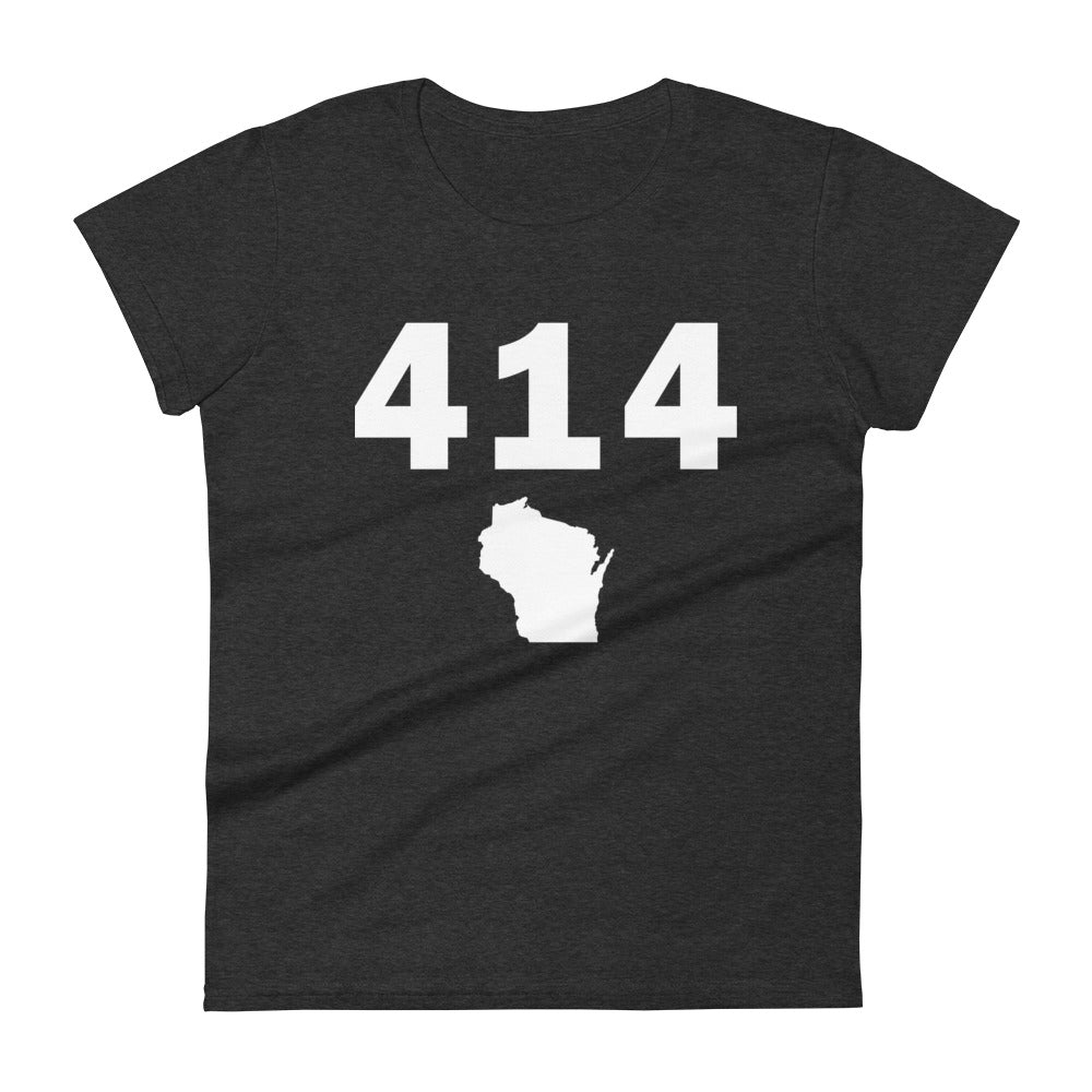 414 Area Code Women's Fashion Fit T Shirt
