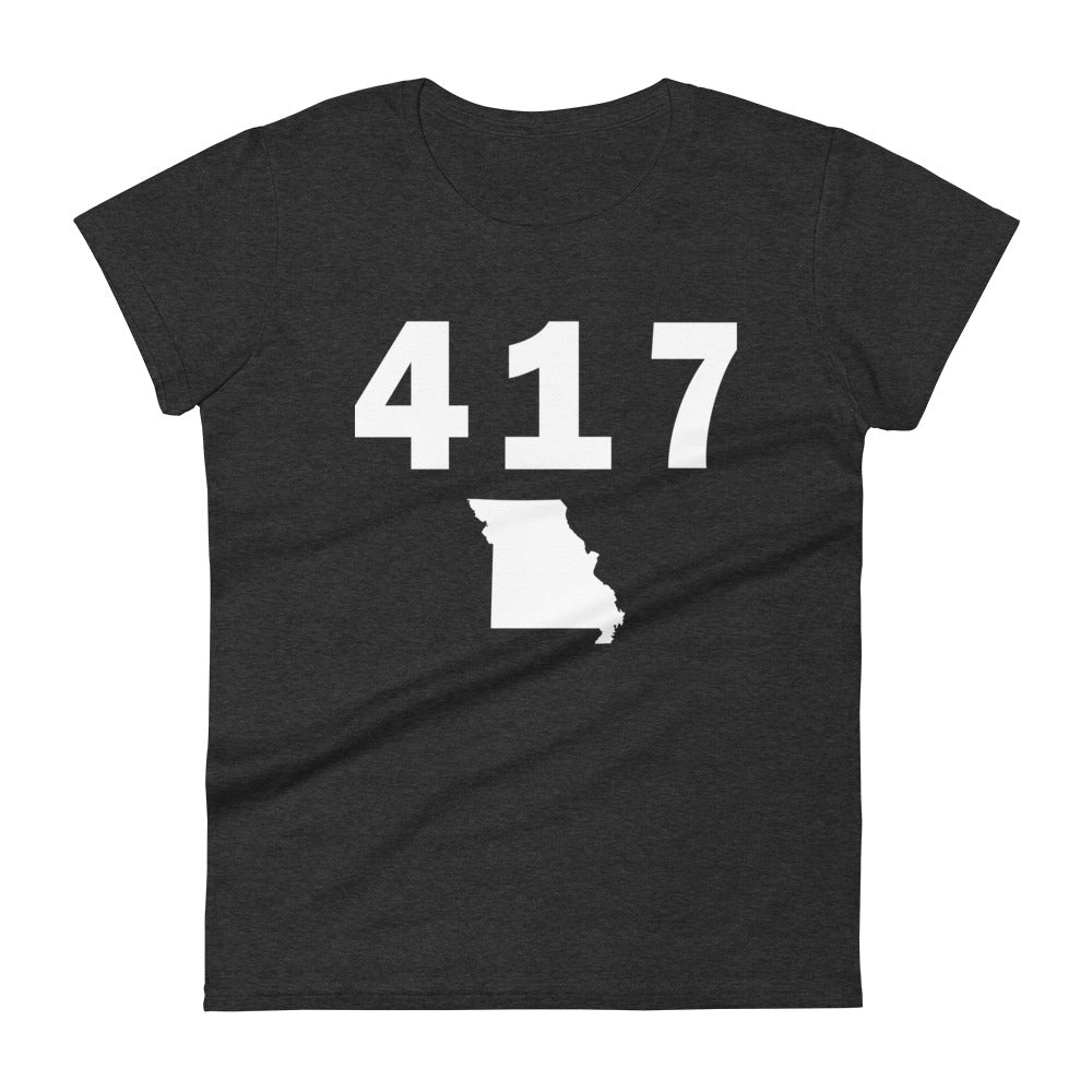 417 Area Code Women's Fashion Fit T Shirt