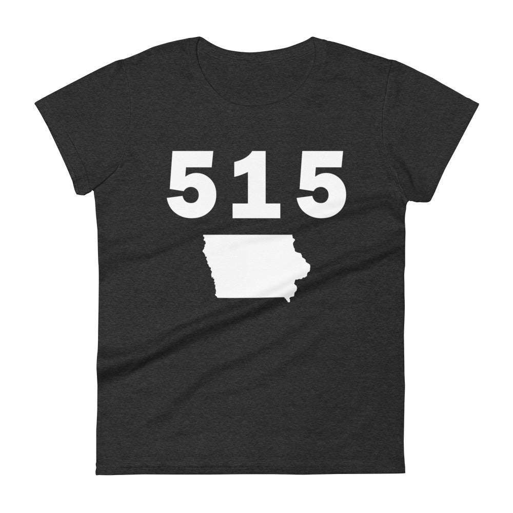 515 Area Code Women's Fashion Fit T Shirt