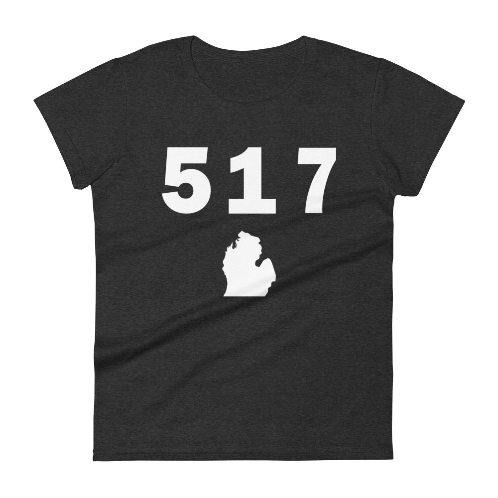 517 Area Code Women's Fashion Fit T Shirt