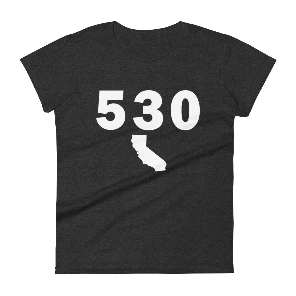 530 Area Code Women's Fashion Fit T Shirt