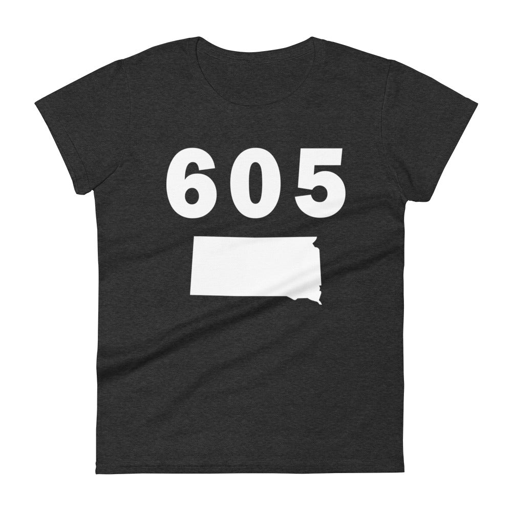 605 Area Code Women's Fashion Fit T Shirt