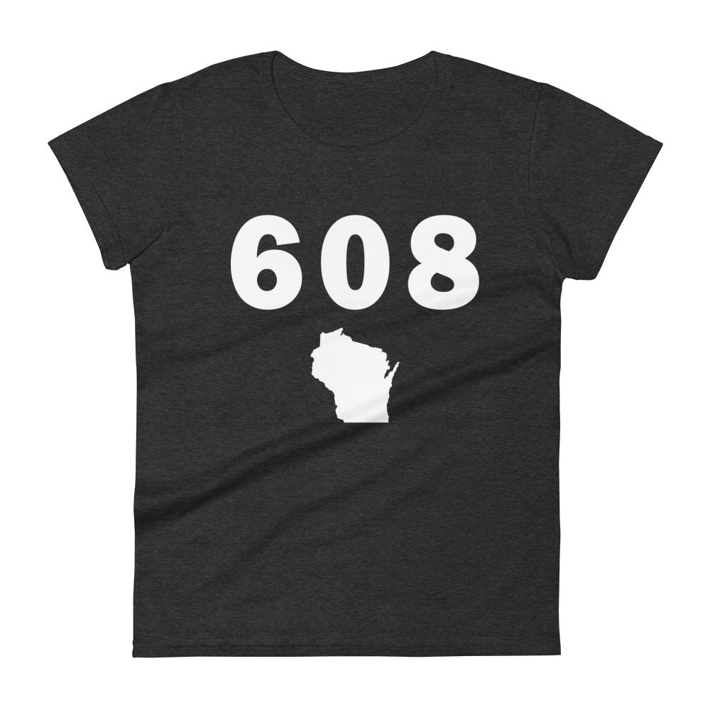 608 Area Code Women's Fashion Fit T Shirt
