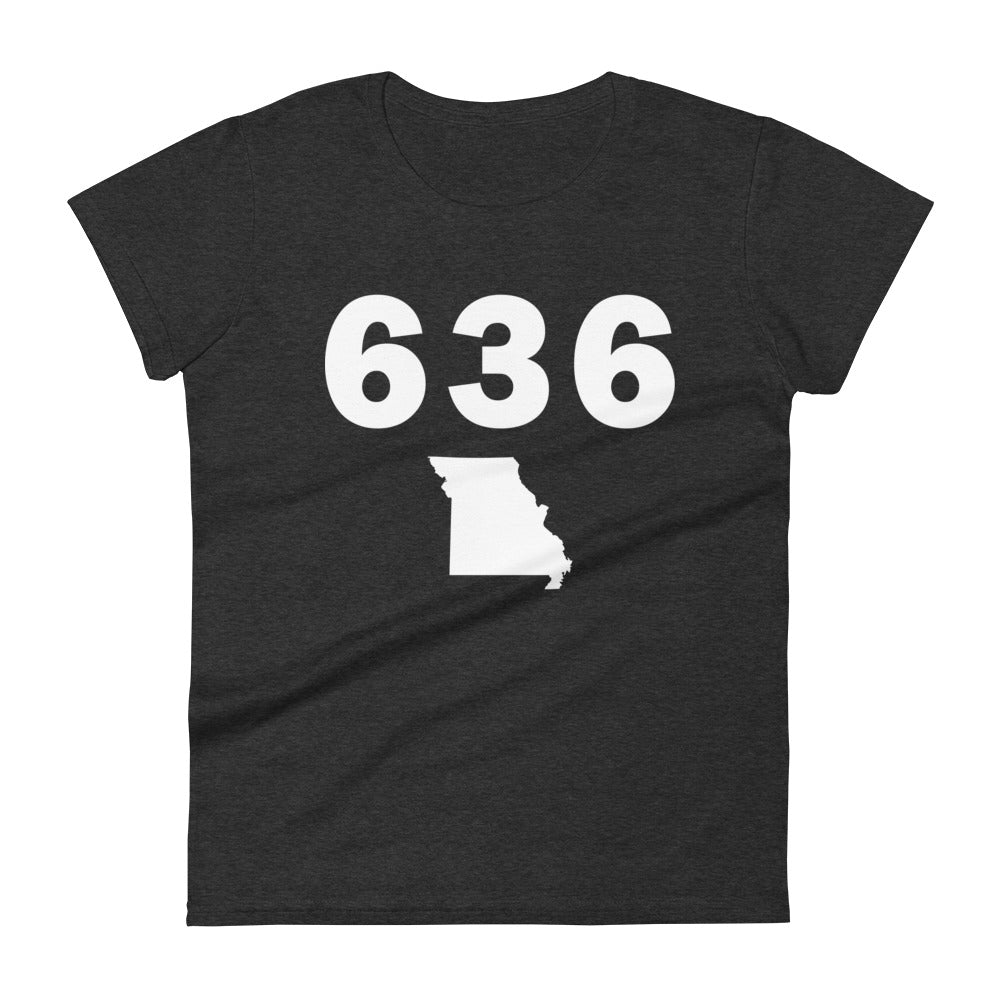 636 Area Code Women's Fashion Fit T Shirt