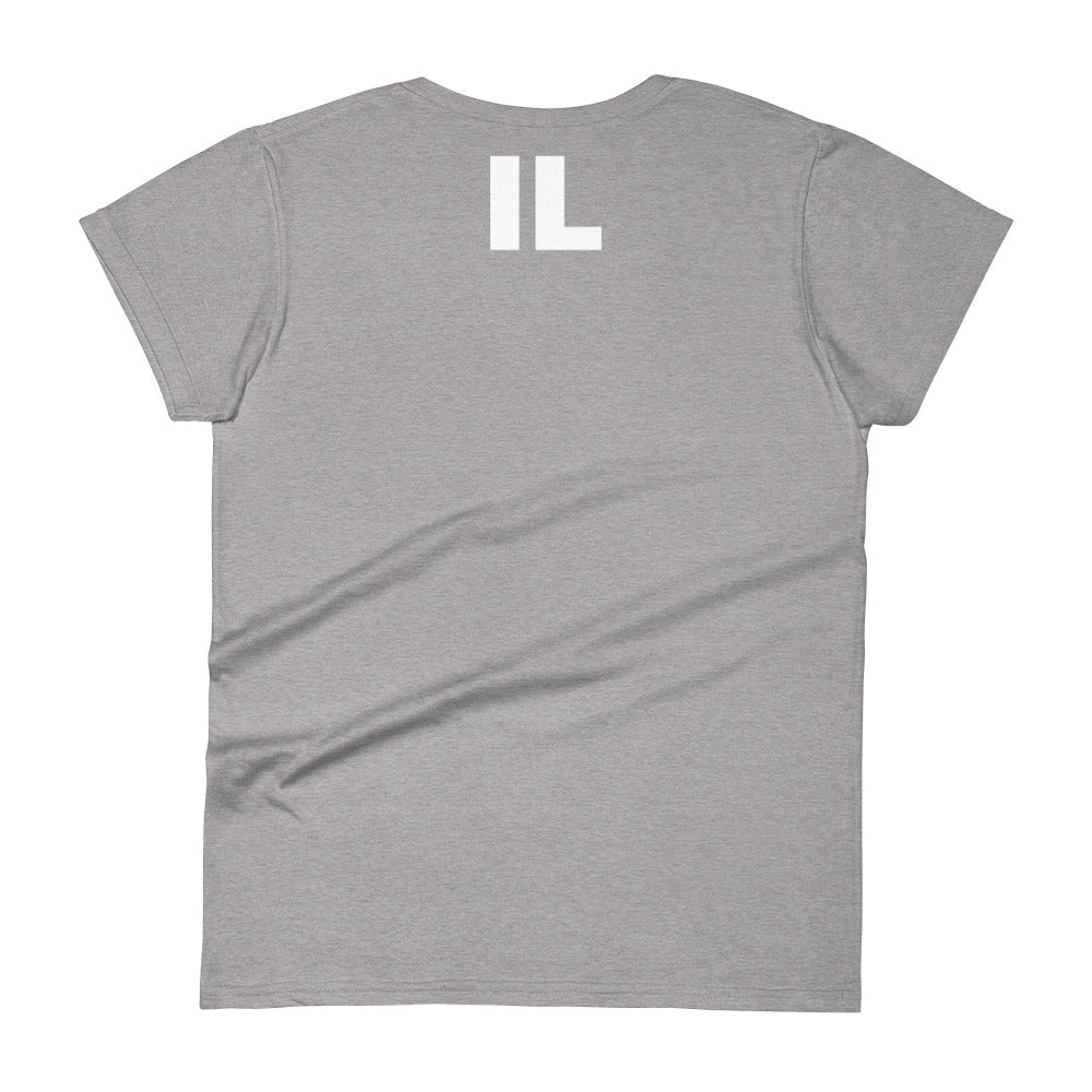 847 Area Code Women's Fashion Fit T Shirt