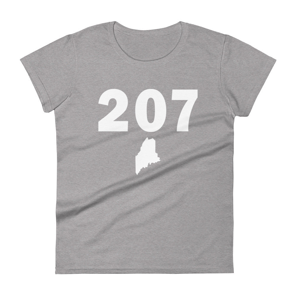 207 Area Code Women's Fashion Fit T Shirt