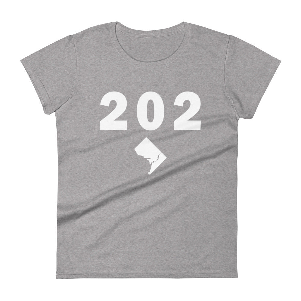 202 Area Code Women's Fashion Fit T Shirt