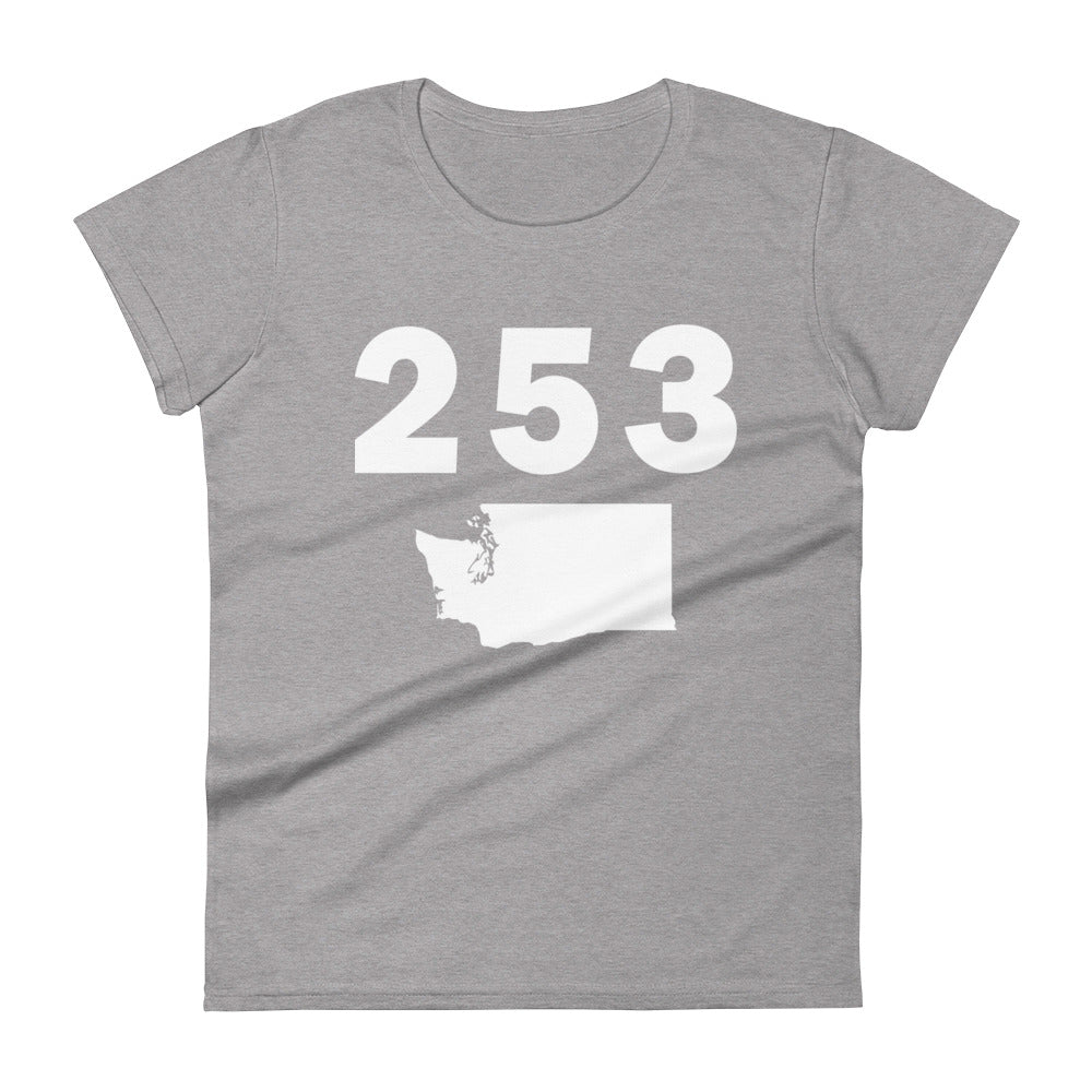 253 Area Code Women's Fashion Fit T Shirt