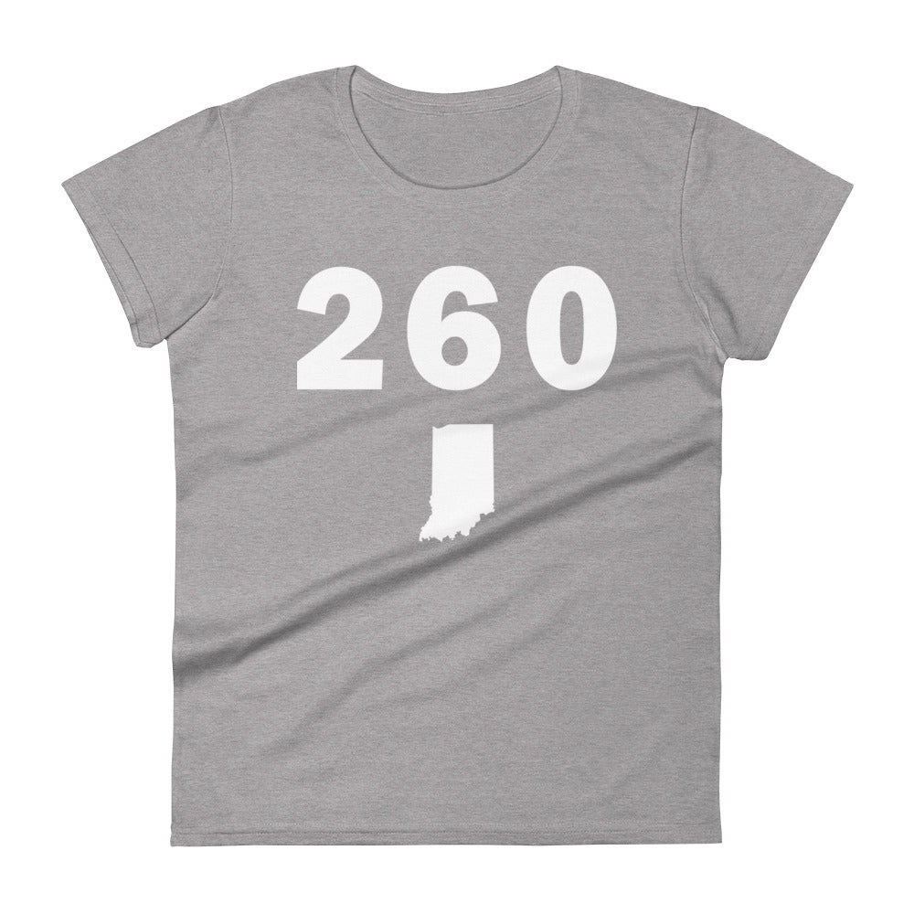 260 Area Code Women's Fashion Fit T Shirt