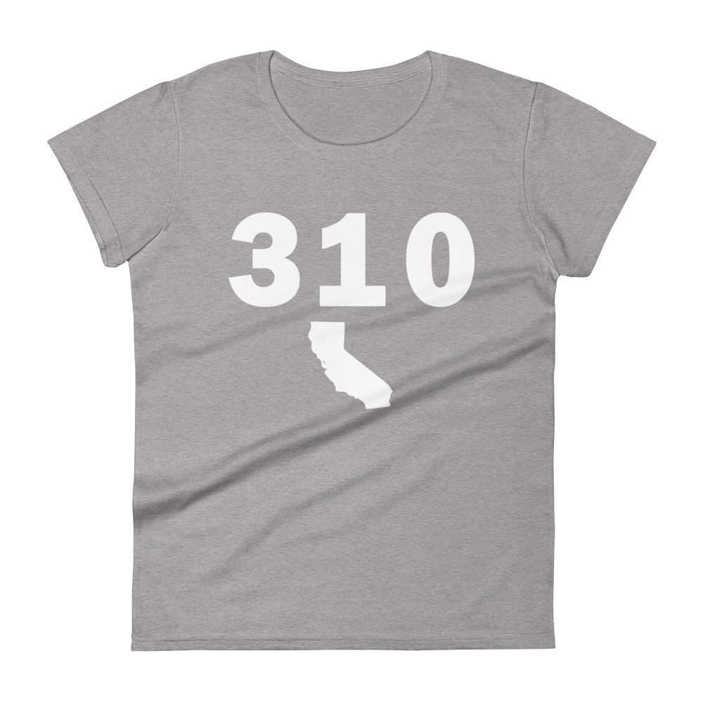 310 Area Code Women's Fashion Fit T Shirt
