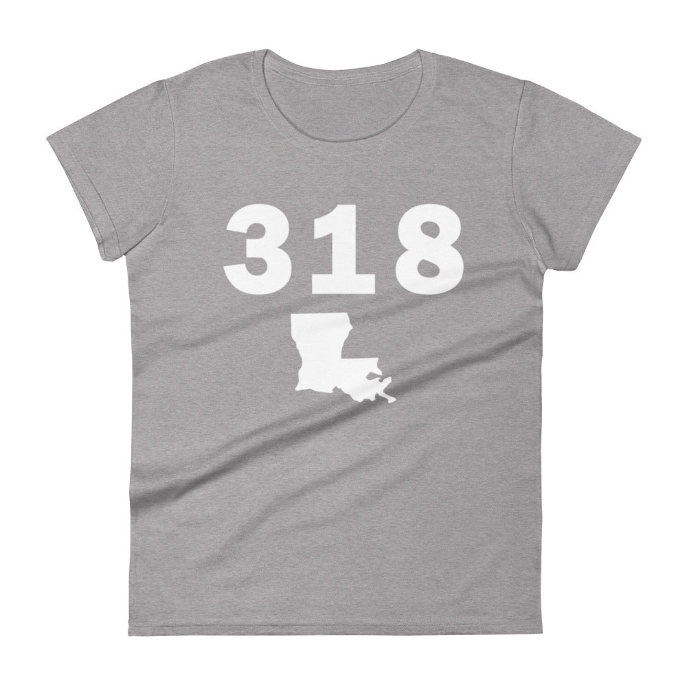 318 Area Code Women's Fashion Fit T Shirt