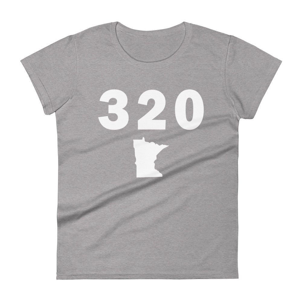 320 Area Code Women's Fashion Fit T Shirt
