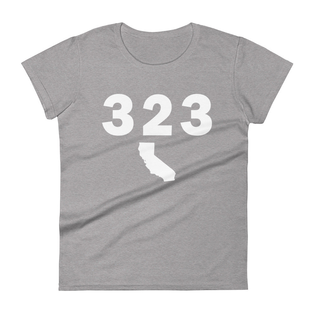 323 Area Code Women's Fashion Fit T Shirt