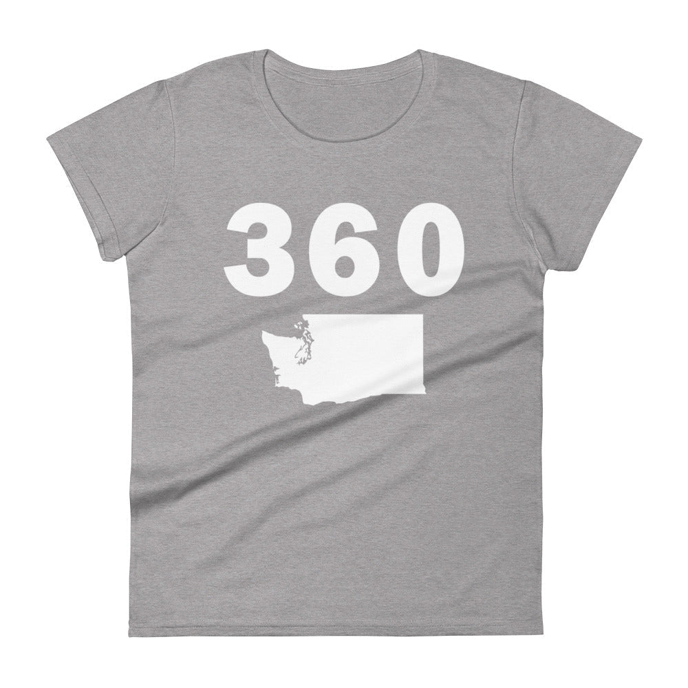 360 Area Code Women's Fashion Fit T Shirt
