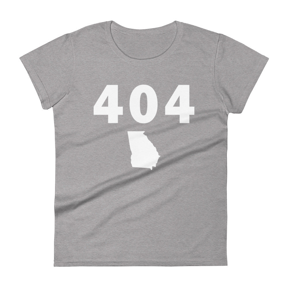 404 Area Code Women's Fashion Fit T Shirt