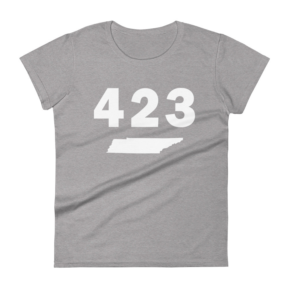 423 Area Code Women's Fashion Fit T Shirt