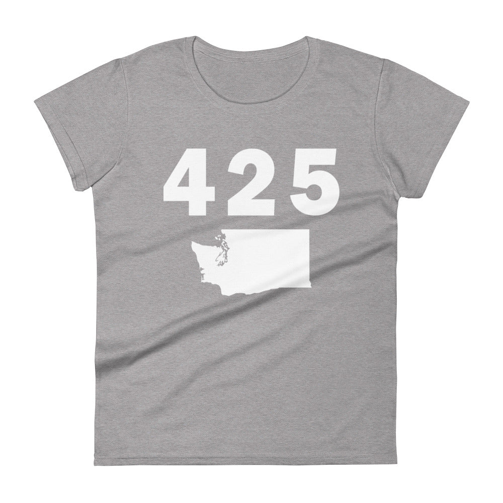 425 Area Code Women's Fashion Fit T Shirt
