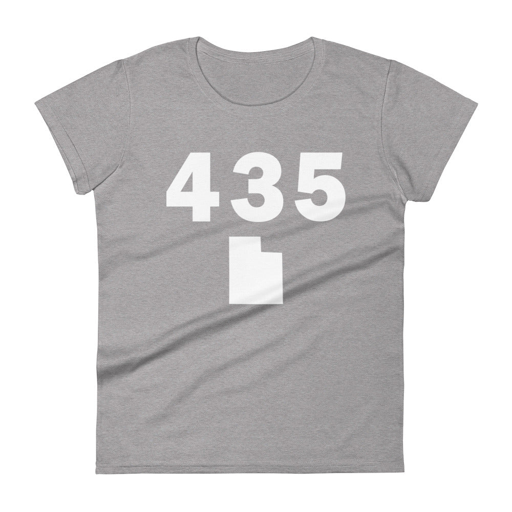 435 Area Code Women's Fashion Fit T Shirt