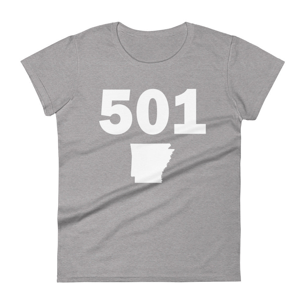 501 Area Code Women's Fashion Fit T Shirt