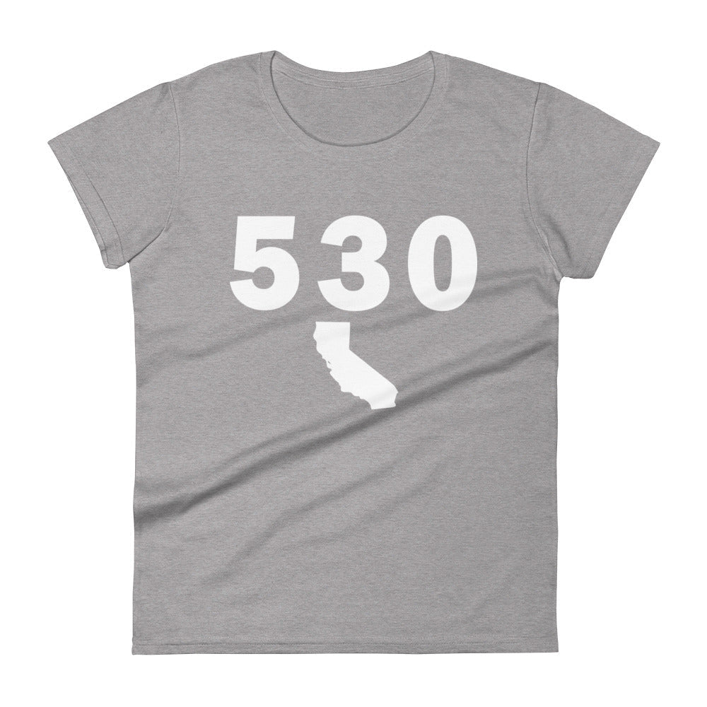 530 Area Code Women's Fashion Fit T Shirt