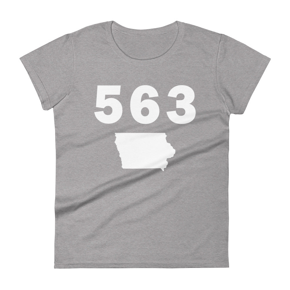 563 Area Code Women's Fashion Fit T Shirt