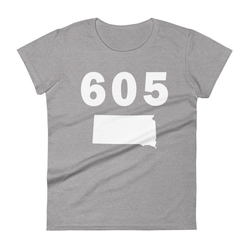 605 Area Code Women's Fashion Fit T Shirt