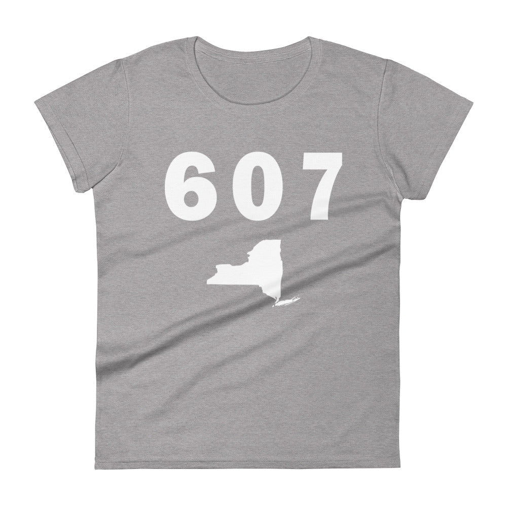 607 Area Code Women's Fashion Fit T Shirt