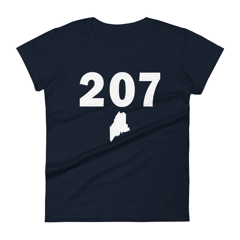 207 Area Code Women's Fashion Fit T Shirt