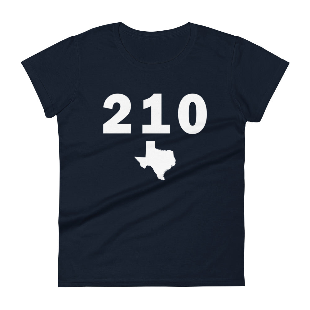 210 Area Code Women's Fashion Fit T Shirt