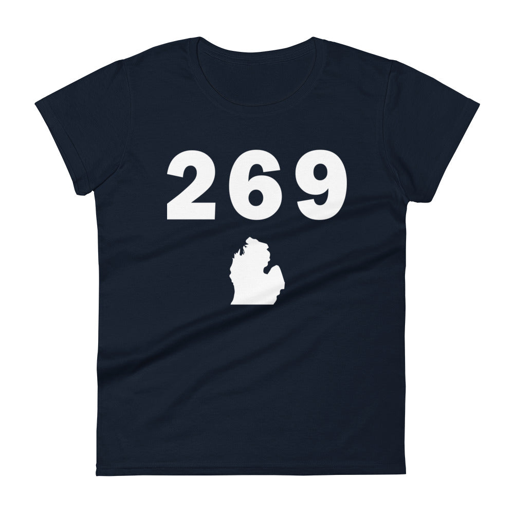 269 Area Code Women's Fashion Fit T Shirt