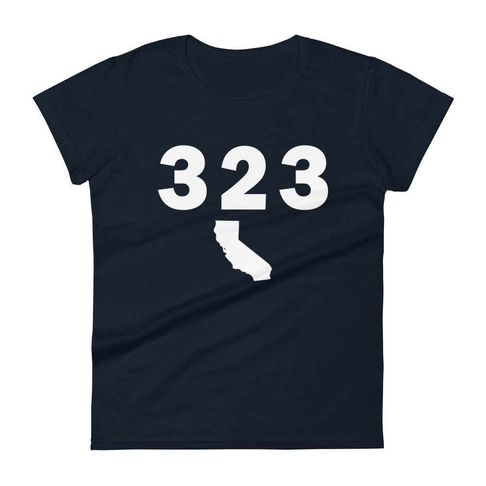 323 Area Code Women's Fashion Fit T Shirt