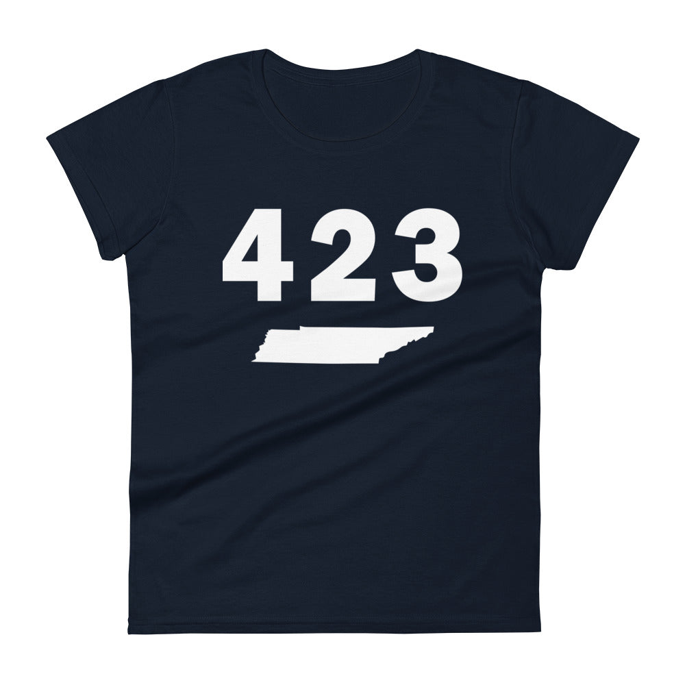423 Area Code Women's Fashion Fit T Shirt