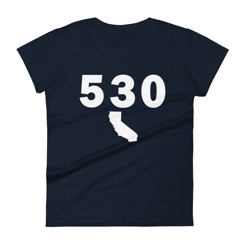 530 Area Code Women's Fashion Fit T Shirt