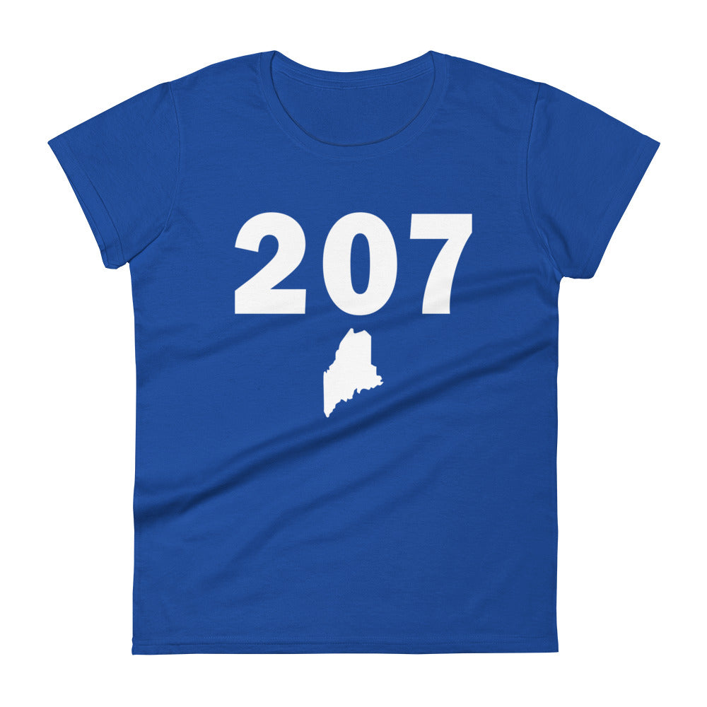 207 Area Code Women's Fashion Fit T Shirt