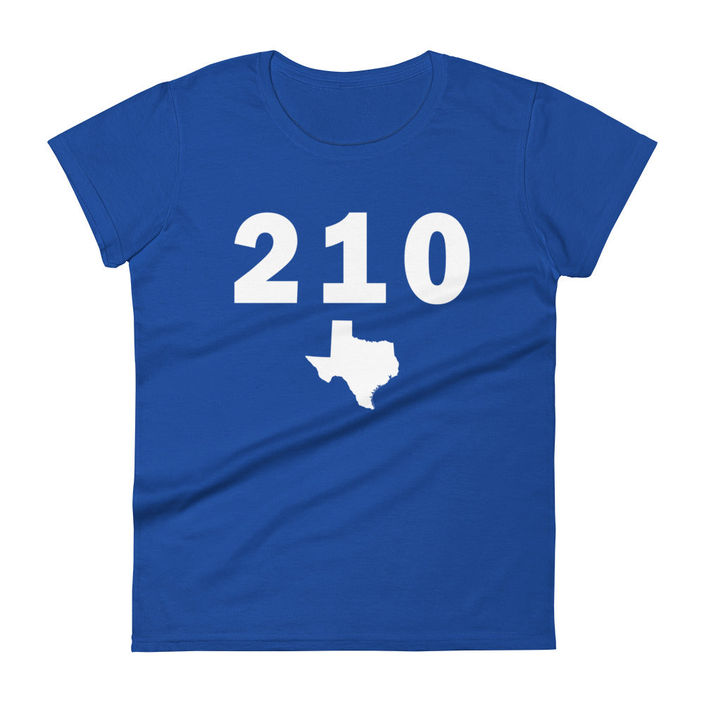 210 Area Code Women's Fashion Fit T Shirt