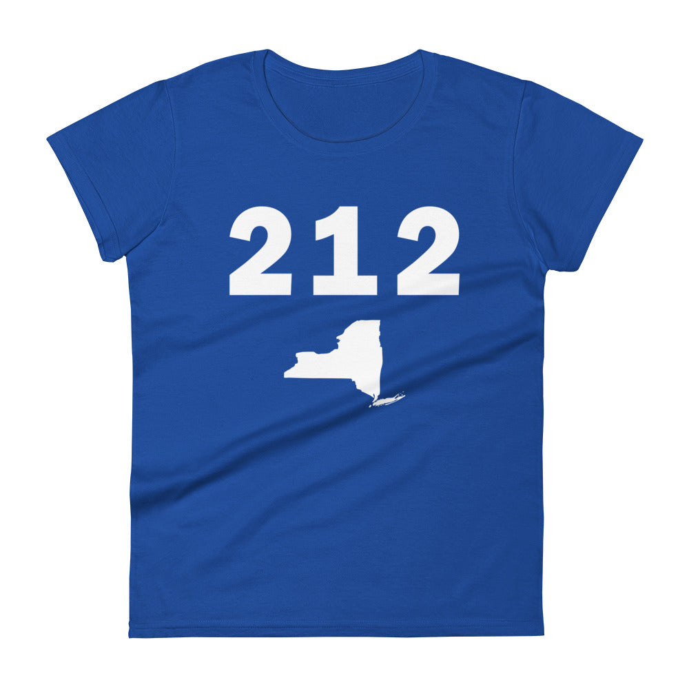 212 Area Code Women's Fashion Fit T Shirt