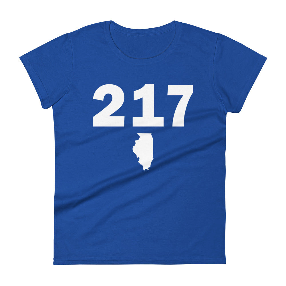 217 Area Code Women's Fashion Fit T Shirt