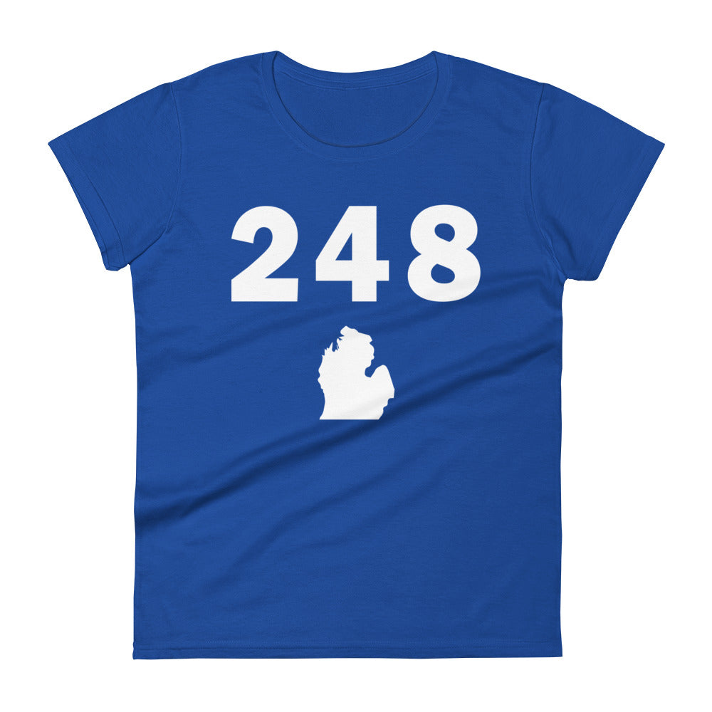248 Area Code Women's Fashion Fit T Shirt
