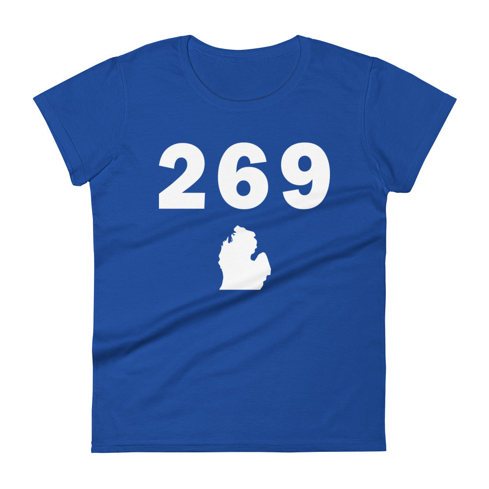 269 Area Code Women's Fashion Fit T Shirt