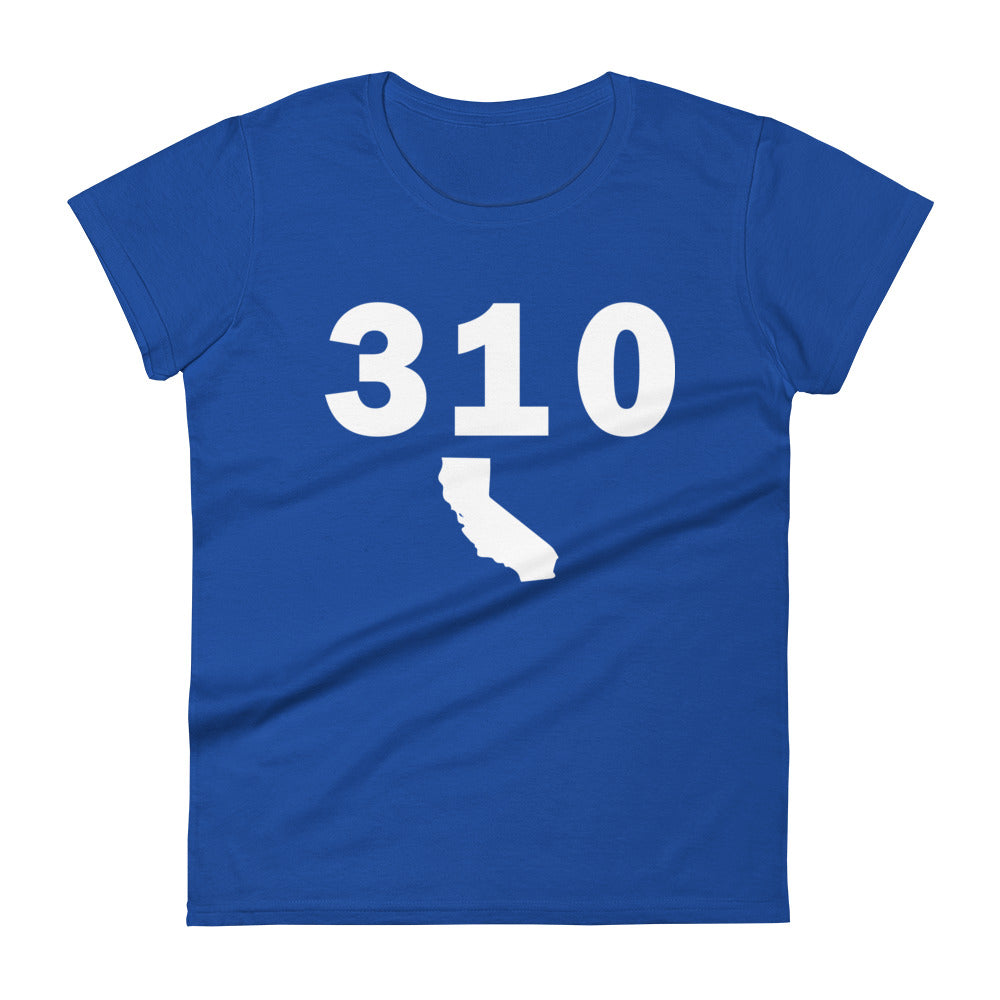 310 Area Code Women's Fashion Fit T Shirt