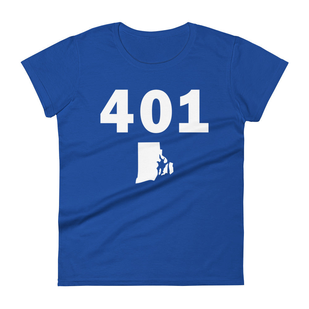 401 Area Code Women's Fashion Fit T Shirt